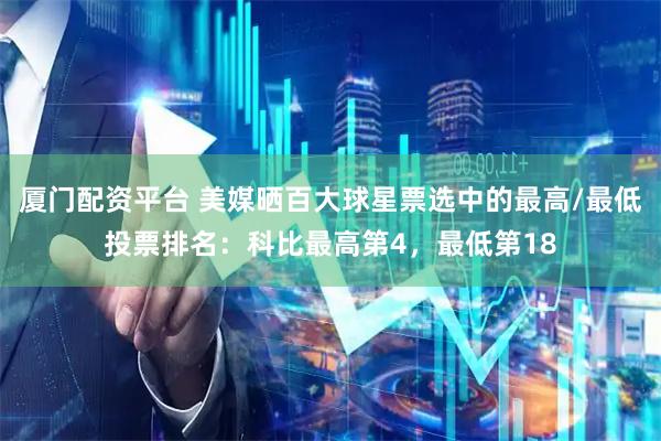 厦门配资平台 美媒晒百大球星票选中的最高/最低投票排名：科比最高第4，最低第18