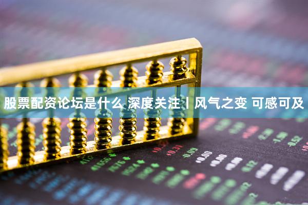 股票配资论坛是什么 深度关注丨风气之变 可感可及